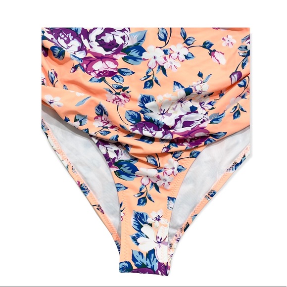 NWT Cupshe Floral Bathing Suit Bikini Bottom Size XL - Picture 4 of 8
